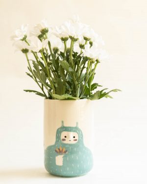 Jarrón ikimono azul