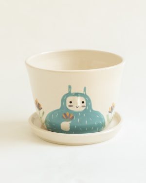 Macetero Ikimono azul