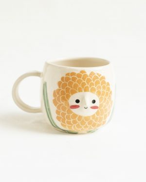 Taza crisantemo amarillo