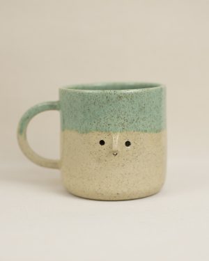 Taza verde picas