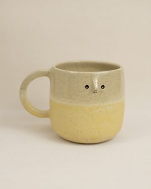 Taza amarillo irisado