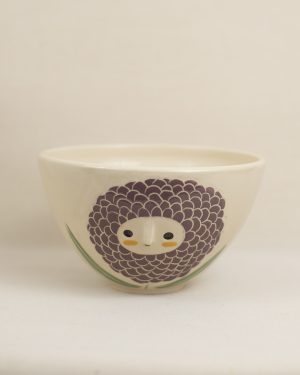 Cuenco ramen crisantemo violeta